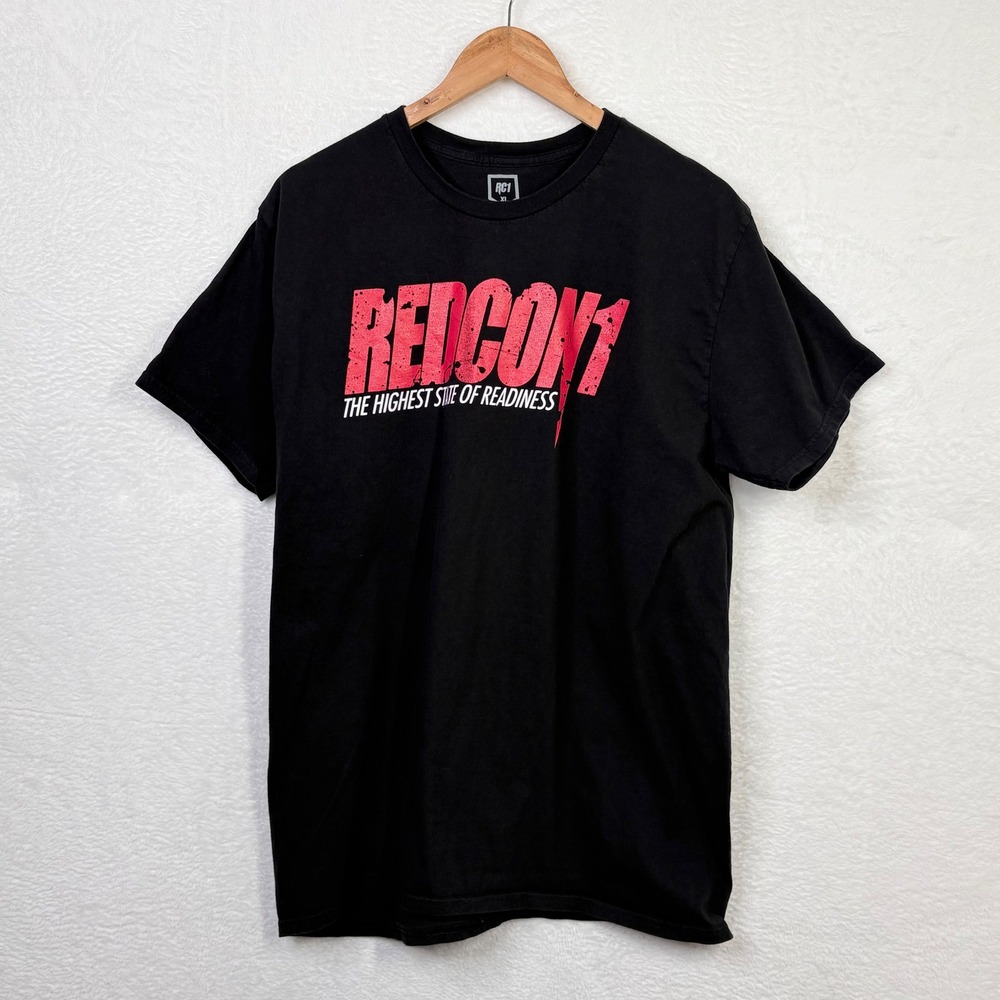 REDCON1 T Shirt Black XL The Highest State of Readiness Graphic Tee